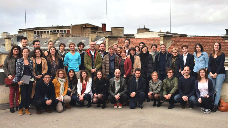 Photo de groupe des membres du laboratoire de psychologie - 2020 © Hélène Labarre